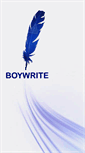 Mobile Screenshot of boywrite.ivan.net
